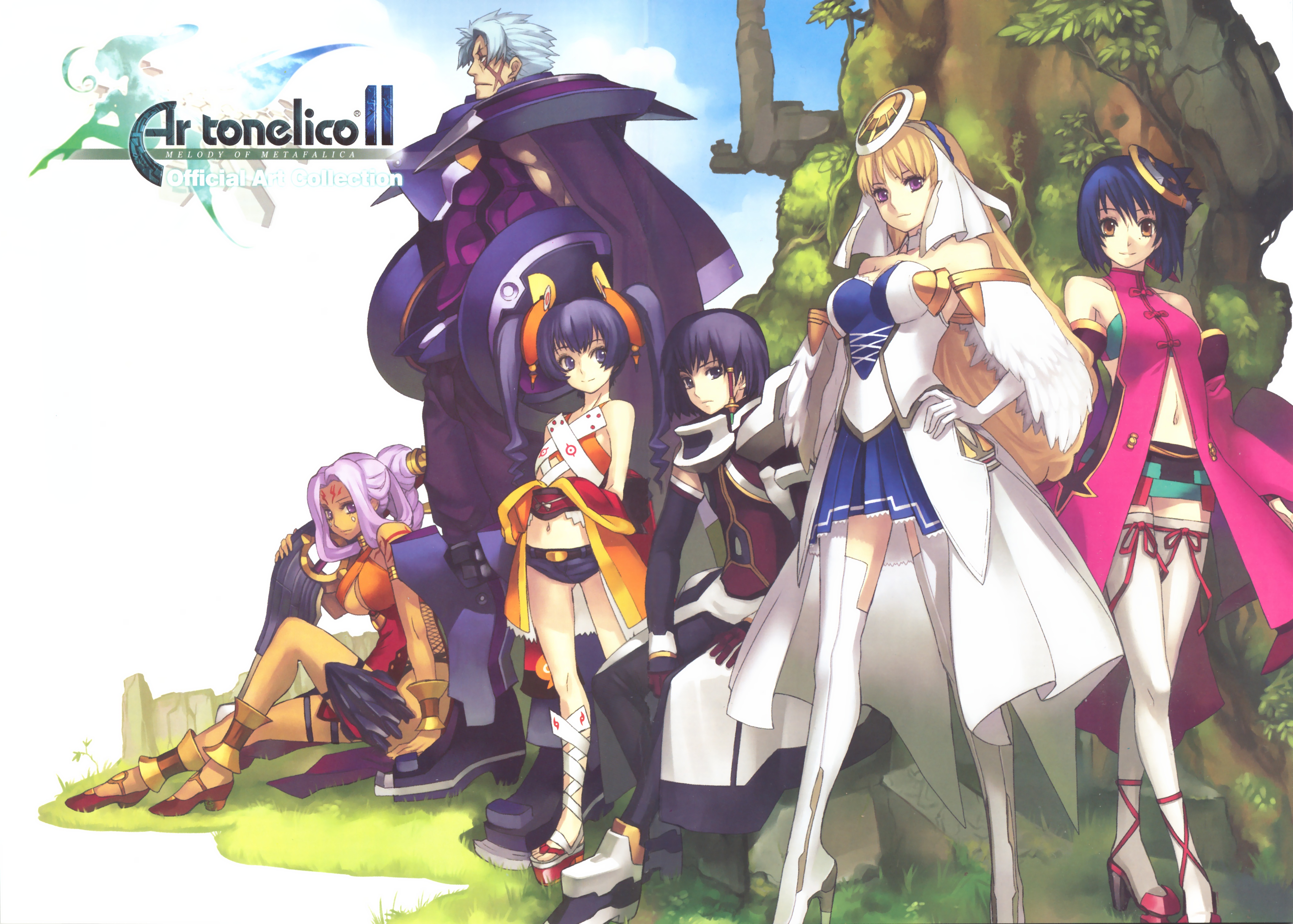 Nagi Ryou Ar Tonelico Ar Tonelico Amarie Jerhad Chroah Vatel Chroche Latel Pastalie Cocona